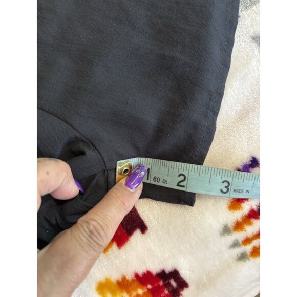 SHEIN‎ Black Short Romper Size Large Faux Tie On Straps Flowy - Picture 7 of 9